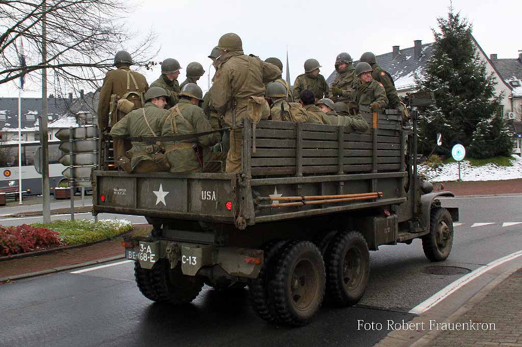 open troop transport truck